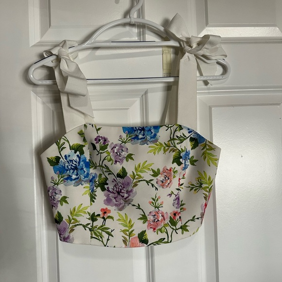 Alice + Olivia White Floral Matching Set - Picture 2 of 5